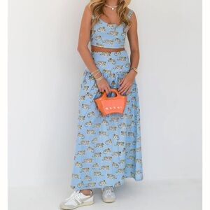 Fancy SIENNA MAXI SKIRT SET - BABY BLUE TIGER
M16